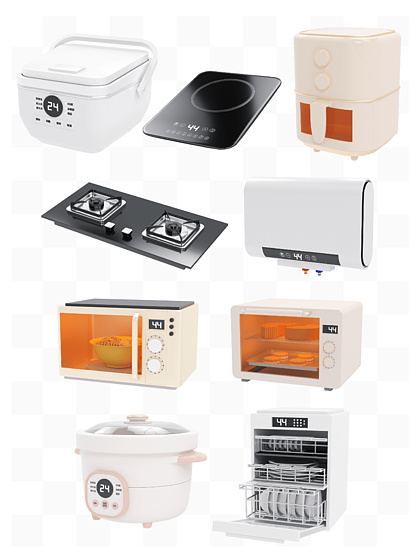 3D产品模型下载-免费厨房电器3D素材图片资源推荐